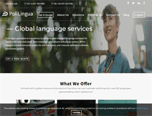 Tablet Screenshot of polilingua.com
